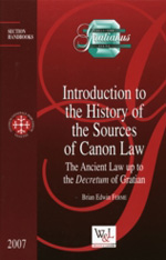 Introduction to the history of the sources of canon Law