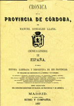 Crónica de la provincia de Córdoba. 9788497610131
