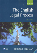 The english legal process. 9780199581948