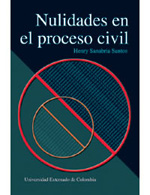 Nulidades en el proceso civil. 9789586169158