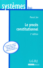 Le procès constitutionnel. 9782275033983