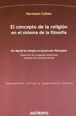 El concepto de religión en el sistema de la filosofía