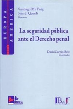 La seguridad publica ante el Derecho penal