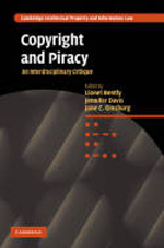 Copyright and piracy. 9780521193436