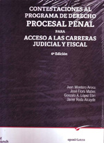 Contestaciones al programa de Derecho procesal penal para acceso a las carreras judicial y fiscal