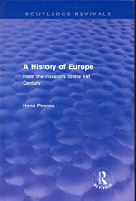 A history of Europe. 9780415599818