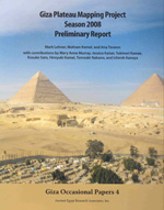 Giza plateau mapping project season 2008 preliminary report. 9780977937080