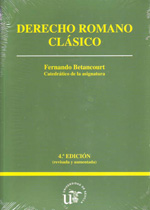 Derecho romano clásico. 9788447212217