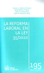 La reforma laboral en la Ley 35/2010. 9788498769685