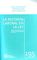 La reforma laboral en la Ley 35/2010