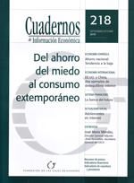 Del ahorro del miedo al consumo extemporáneo. 100882663