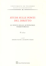 Studi sulle fonti del diritto. 9788814154669