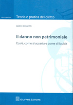 Il danno non patrimoniale. 9788814151491