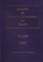 Anuario de Derecho eclesiástico del Estado. T. 25