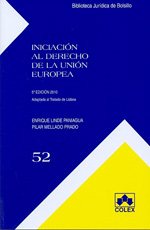 Iniciación al Derecho de la Union Europea