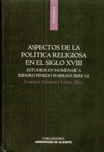 Aspectos de la política religiosa en el siglo XVIII. 9788497171335