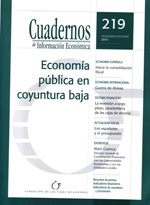 Economía pública en coyuntura baja