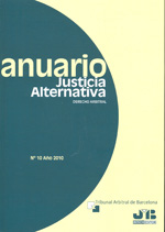 Anuario Justicia Alternativa, Nº10, año 2010. 9788476989524