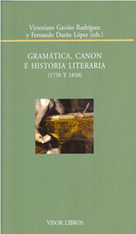 Gramática, canón e historia literaria. 9788498951240
