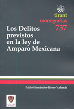 Los delitos previstos en la Ley de Amparo mexicana