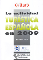 La actividad turística española en 2009