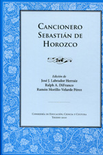 Cancionero Sebastián de Horozco. 9788477885610