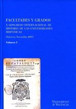 Facultades y Grados. 9788437079301
