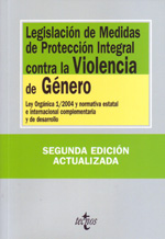 Legislación de medidas de protección integral contra la violencia de género