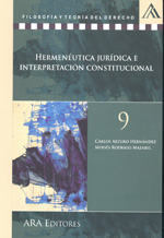 Hermenéutica jurídica e interpretación constitucional