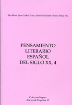 Pensamiento literario español del siglo XX. 9788492522279