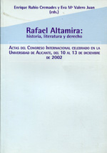 Rafael Altamira. 9788479087852