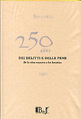 250 años después de "Dei delitti e delle pene". 9789974676688