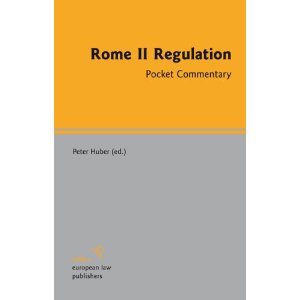Rome II Regulation. 9783866530928