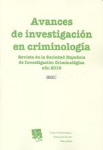 Avances de investigación en criminología. 9788490042038