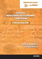 Temario y cuestionarios específicos del Ministerio de Economía y Hacienda. 9788499437927
