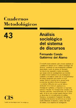 Análisis sociológico del sistema de discursos. 9788474764772