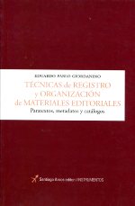 Técnicas de registro y organización de materiales editoriales