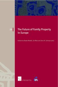 The future of family property in Europe. 9789400000544