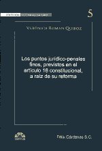 Los puntos jurídico-penales finos, previstos en el artículo 16 constitucional, a raíz de su reforma. 9789709583274