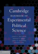 Cambridge handbook of experimental political science