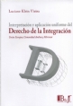 Derecho de la Integración. Manual: interpretación y aplicación uniforme. 9789974676596