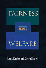 Fairness versus welfare