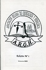 Asociación Riojana de Genealogía y Heráldica, Boletín Nº1, año 2009. 9788493673864