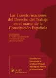 Las transformaciones del Derecho del trabajo en el marco de la Constitución Española. 9788497256780