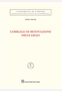 L'obbligo di motivazione delle leggi. 9788814171871