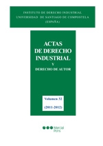Actas de Derecho Industrial y Derecho de Autor. 9788497689977