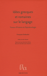Idées grecques et romaines sur le langage. 9782847881080
