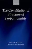 The constitutional structure of proportionality