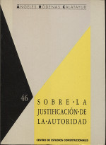 Sobre la justificación de la autoridad. 9788425910043
