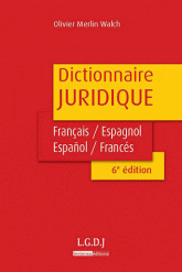 Dictionnaire juridique. 9782275037400